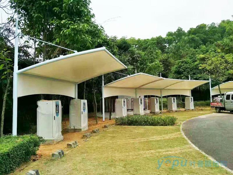 充电桩棚膜结构-叶普膜结构 充电桩棚膜结构-叶普膜结构