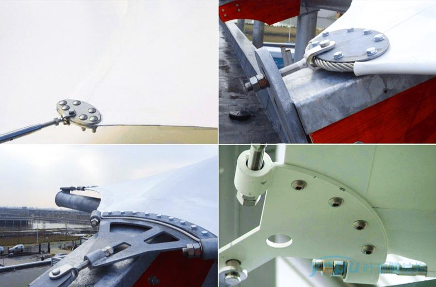 叶普膜结构工程施工和安装 叶普膜结构工程施工和安装