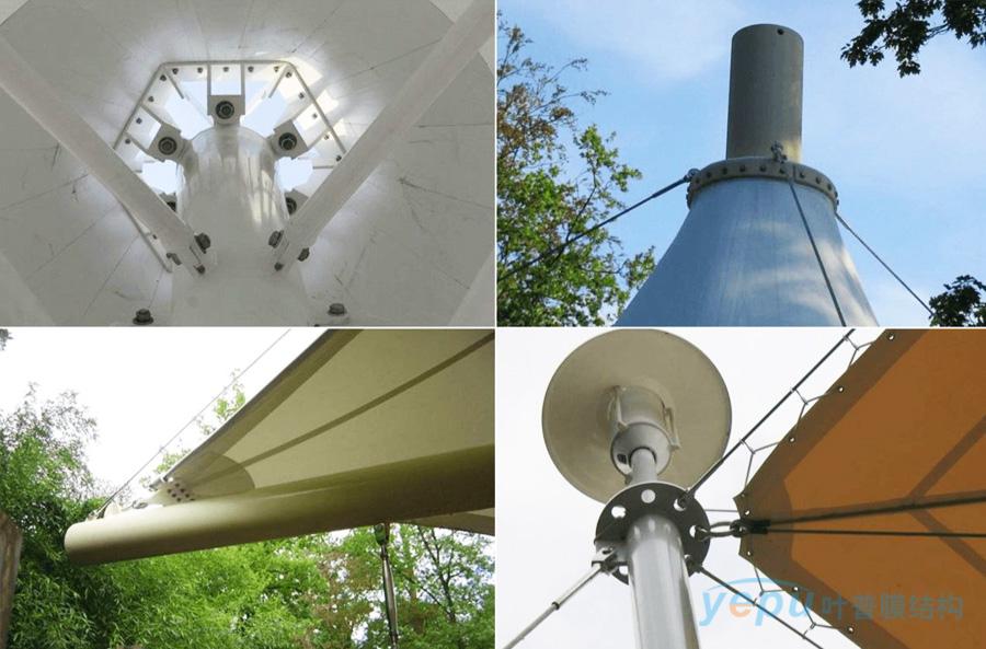 叶普膜结构工程施工和安装 叶普膜结构工程施工和安装