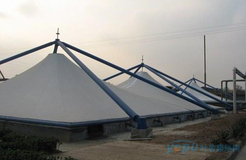 污水池膜结构,污水池加盖-叶普膜结构 污水池膜结构,污水池加盖-叶普膜结构